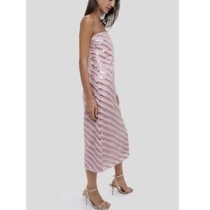 tuckernuck pink sequin dress Buy Yours Curve Pink London Sequin Velvet Maxi Dress from Next USA